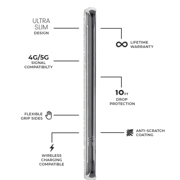 Case Mate Twinkle Stardust Case for Samsung Galaxy S20+ - Picture 3 of 9